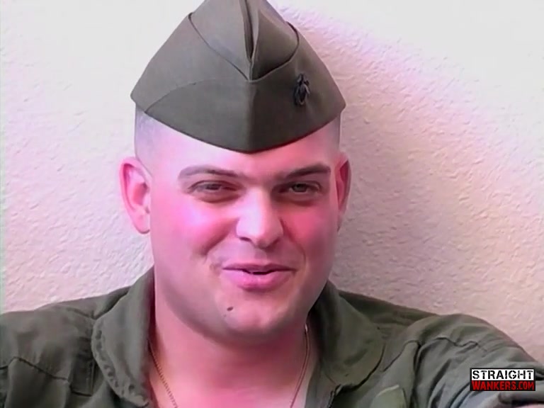 Marine Steve Strokes His Hard Dick - Steve Atkinson
