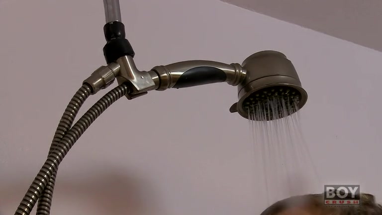 Cock Stroking In The Shower - Jason Valencia - BoyCrush