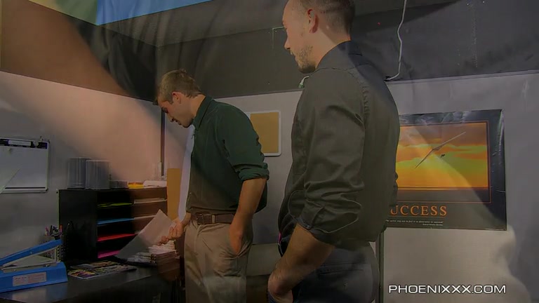 Austin Ried And Kirk Cummings - Fucked by the New Office Guy - PhoeniXXX