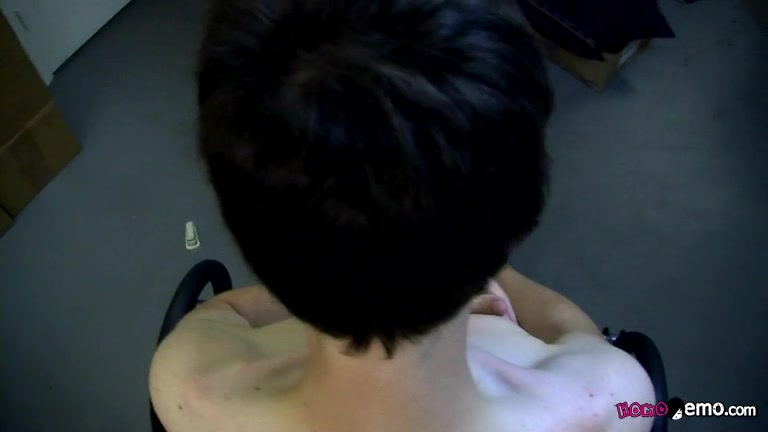 Stroking His Dick On The Job - Dustin Beeber - HomoEmo
