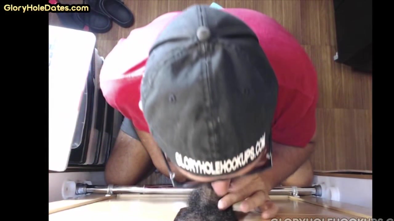 Black cock lover barebacked in gloryhole homemade video