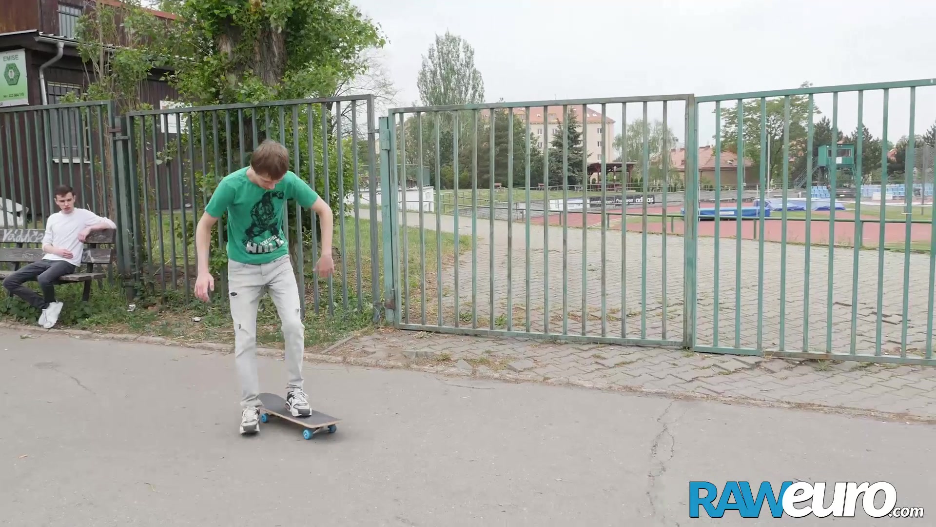 RAWEURO Blonde European Twink Corey Law Getting Pounded Raw