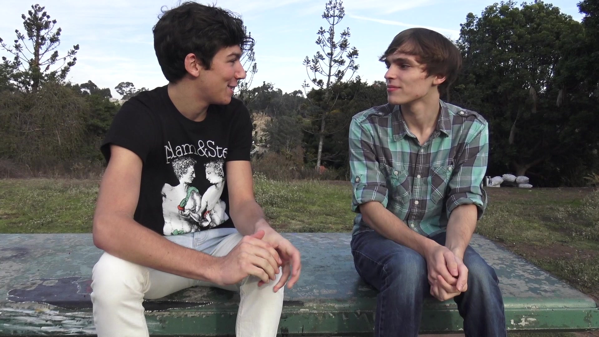 Tristan Adler takes 8teenBoy Jared Scott's thick dick bareback after school