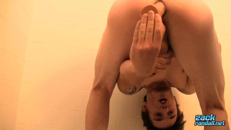 He Takes A Huge Dildo In His Ass! - Lucas Daniels - ZackRandall