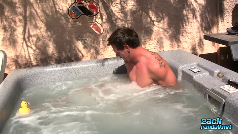 In The Hot Tub With Jock Hunk Jimmy - Jimmy Longdong - ZackRandall