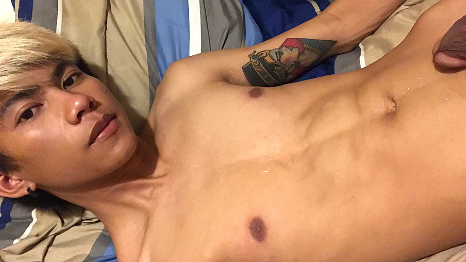 Asian Twink Boy Pumps His Dick - Xander Ridge - TXXXMStudios