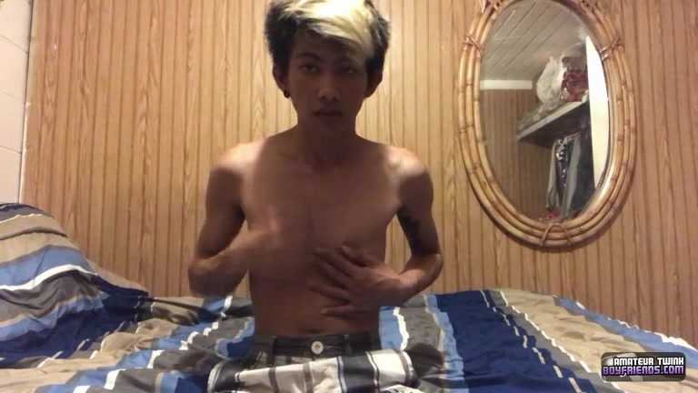 Asian Twink Boy Pumps His Dick - Xander Ridge - TXXXMStudios