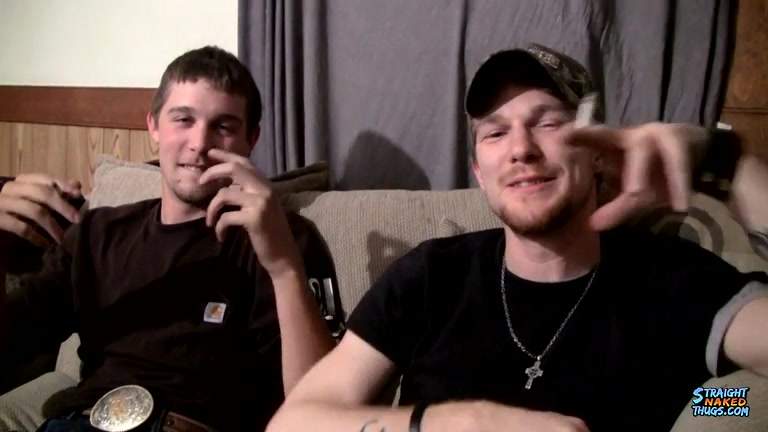 Ball Bouncing Boner Stroking - Ty Frost And Lee Barstow - StraightNakedThugs