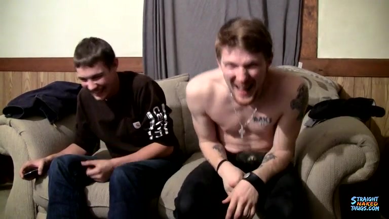 Ball Bouncing Boner Stroking - Ty Frost And Lee Barstow - StraightNakedThugs