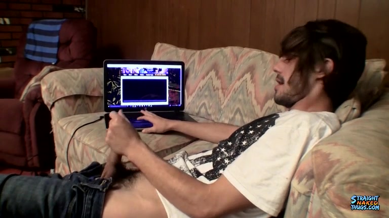 Devin Enjoys His Own Porn - Devin Reynolds - StraightNakedThugs
