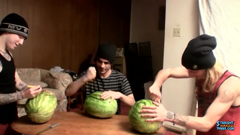 Have You Ever Fucked A Watermelon? - Devin Reynolds, Blinx Kenneth Slayer - StraightNakedThugs