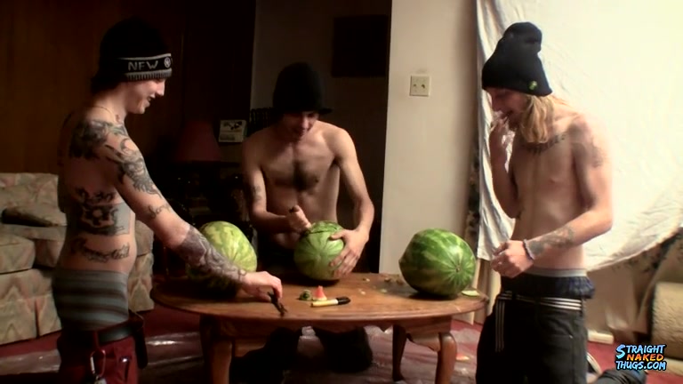 Have You Ever Fucked A Watermelon? - Devin Reynolds, Blinx Kenneth Slayer - StraightNakedThugs
