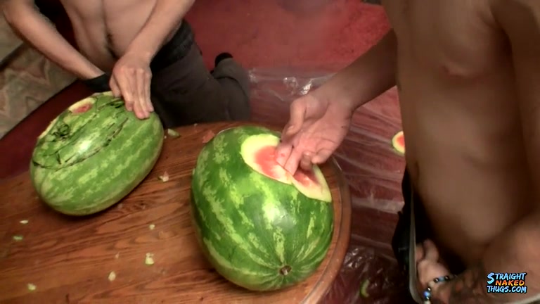 Have You Ever Fucked A Watermelon? - Devin Reynolds, Blinx Kenneth Slayer - StraightNakedThugs