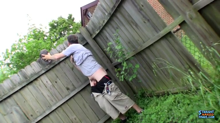 Rough Straight Jock Lex Busts A Nutt Outdoors - Lex Lane - StraightNakedThugs