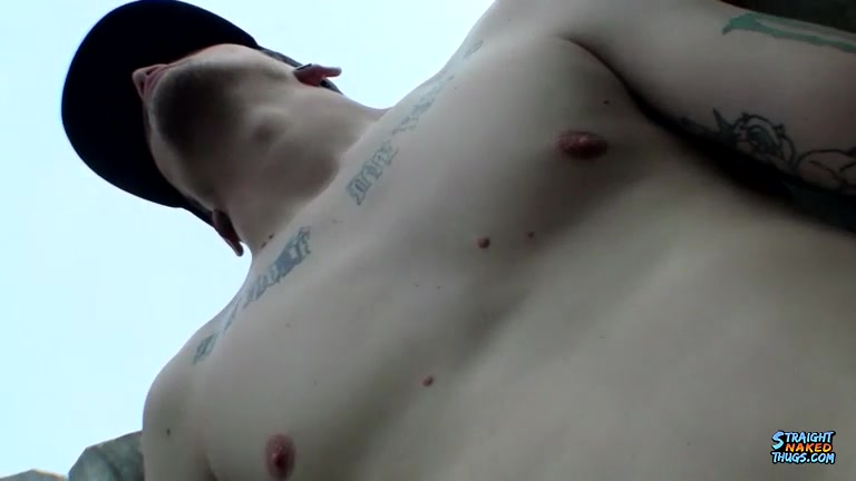 Rough Straight Jock Lex Busts A Nutt Outdoors - Lex Lane - StraightNakedThugs