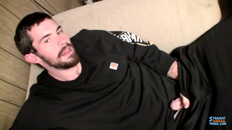 Hairy Jock Hunter Jerks Off - Hunter - StraightNakedThugs