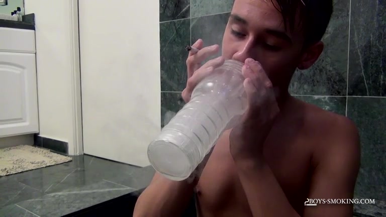 Jax Fleshlight Smoke Stroke - Jax Fleshlight Smoke Stroke - Boys-Smoking