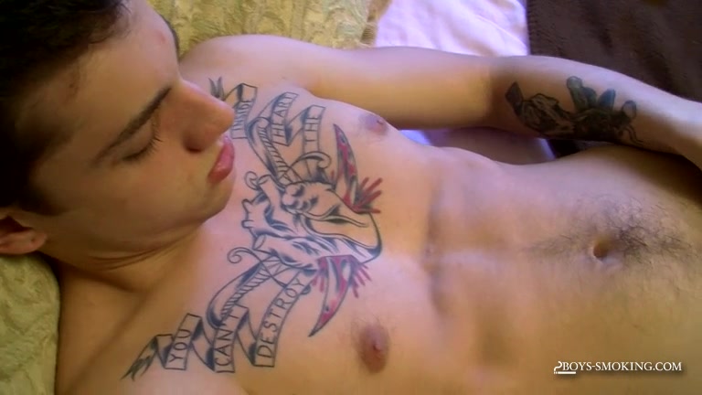 Chris Porter Solo Smoke Stroke - Chris Porter Solo Smoke Stroke - Boys-Smoking
