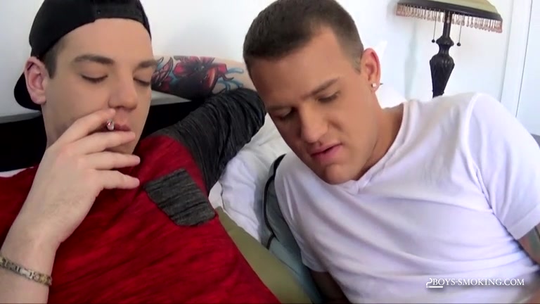 Blowing Smoke Blowing Dicks - Brandon Wilde Ryan Fields - Boys-Smoking