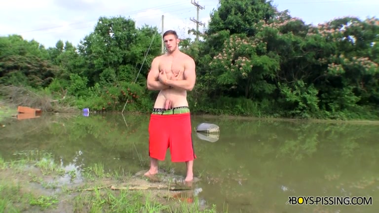 Elijah Knight Outdoor Piss - Elijah Knight - Boys-Pissing