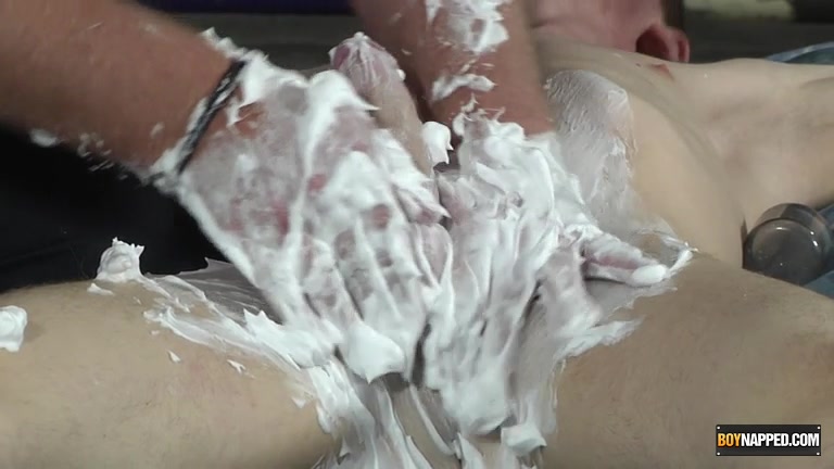 Shaving And Arse Play For James - James Lewis And Sebastian Kane - Boynapped