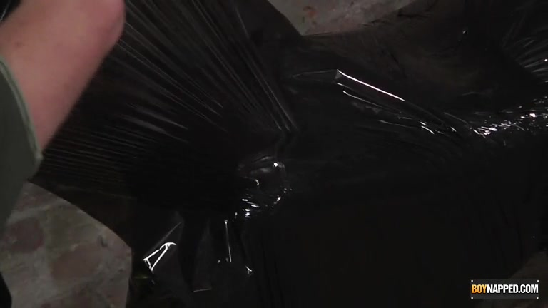 Twink Boy Cocooned In Plastic! - Chris Jansen Sebastian Kane - Boynapped
