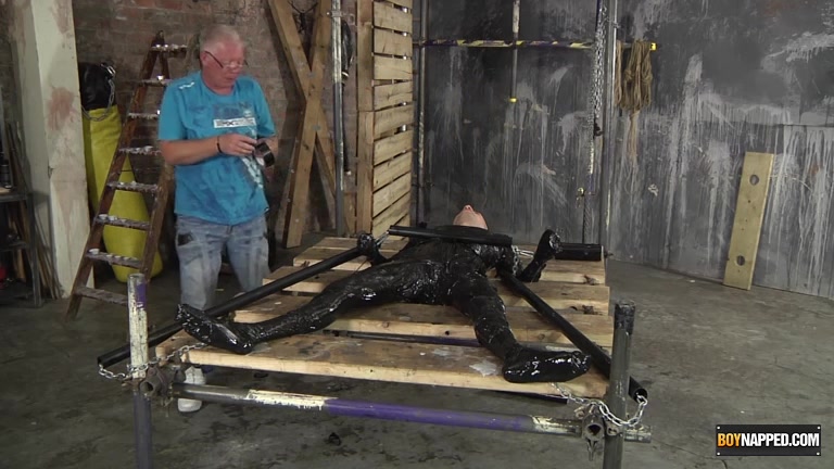 Wrapped In Plastic By A Cum Thief - 1 - Mason Madison Sebastian Kane - Boynapped