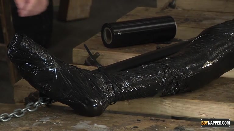 Wrapped In Plastic By A Cum Thief - 1 - Mason Madison Sebastian Kane - Boynapped