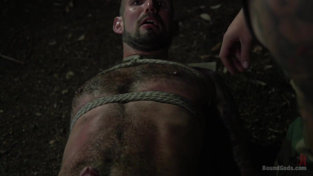 Chris Harder,Christian Wilde in Wild Country: Hiker is , Bound, Fucked by Woods Survivalist - BoundGods