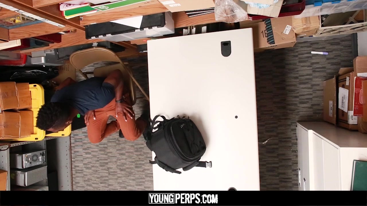 YoungPerps - teen 18+ shoplifter punished by a horny mallcop