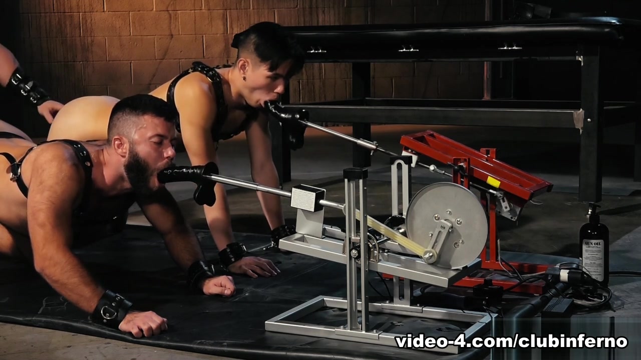 Gage Lennox Joey D Issac Lin in Deep Hole Dungeon - ClubInfernoDungeon