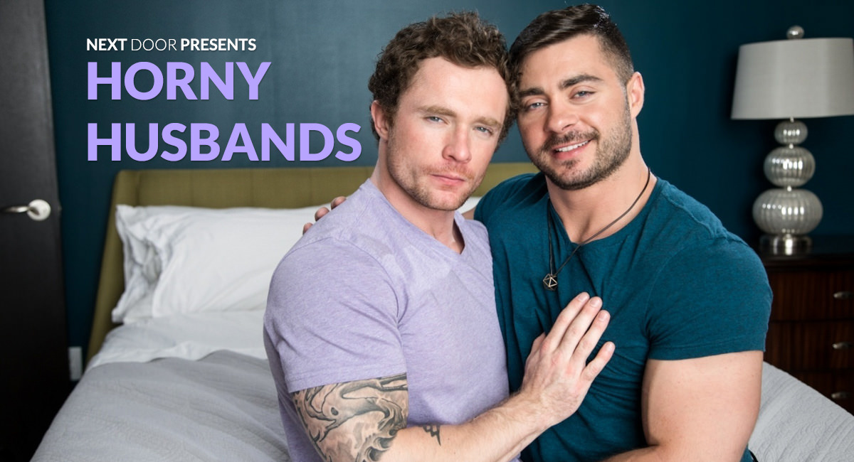 Markie More Derek Bolt in Horny Husbands - NextDoorStudios