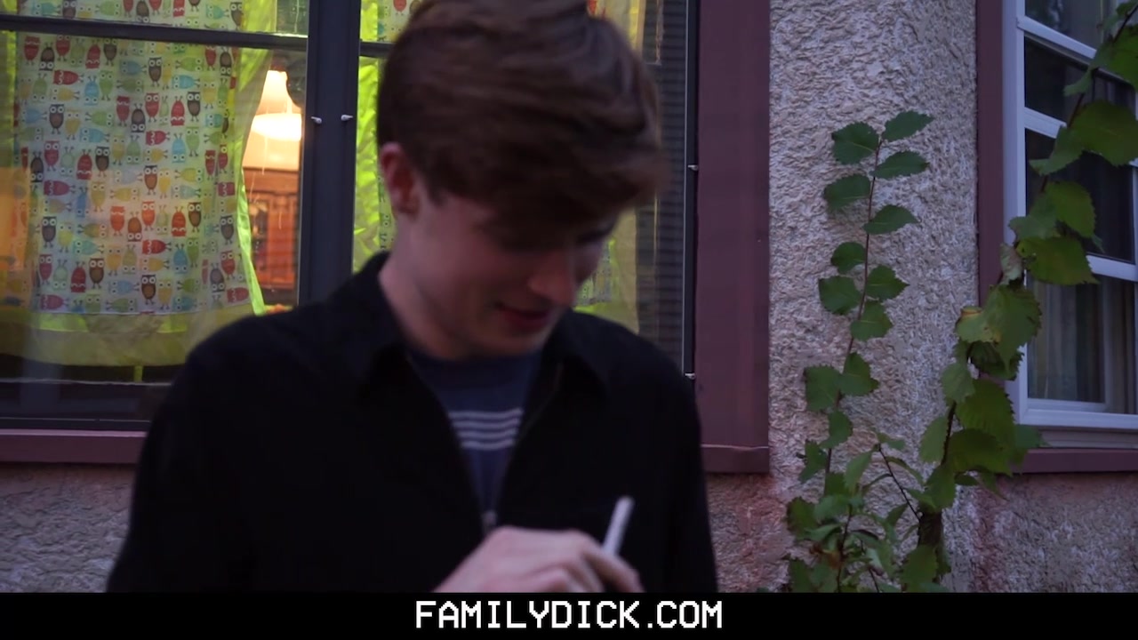 FamilyDick - Sexy muscle Step daddy punish fucks Step son for smoking