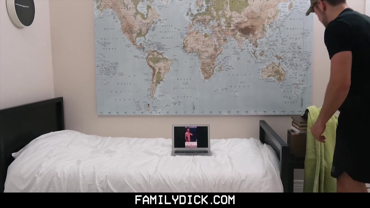 FamilyDick - Bear Step daddy Fucks teen 18+ In His Bedroom