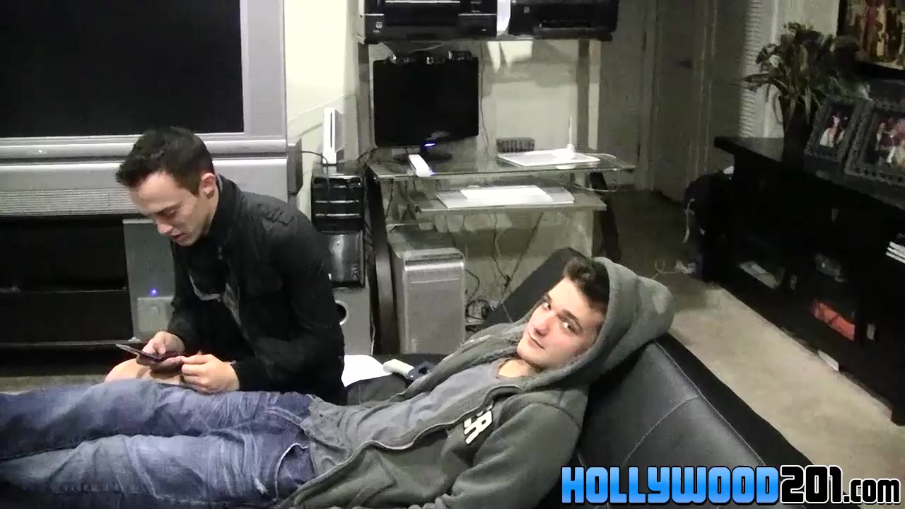 Kain Lanning and Jayden Ellis get interviewed by producer