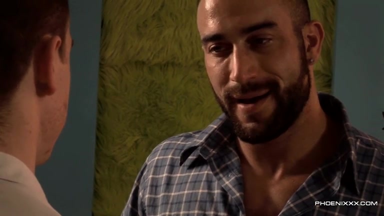 Horny JP and Spencer ass fucking hard till they all cum
