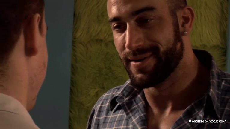 Horny JP and Spencer ass fucking hard till they all cum