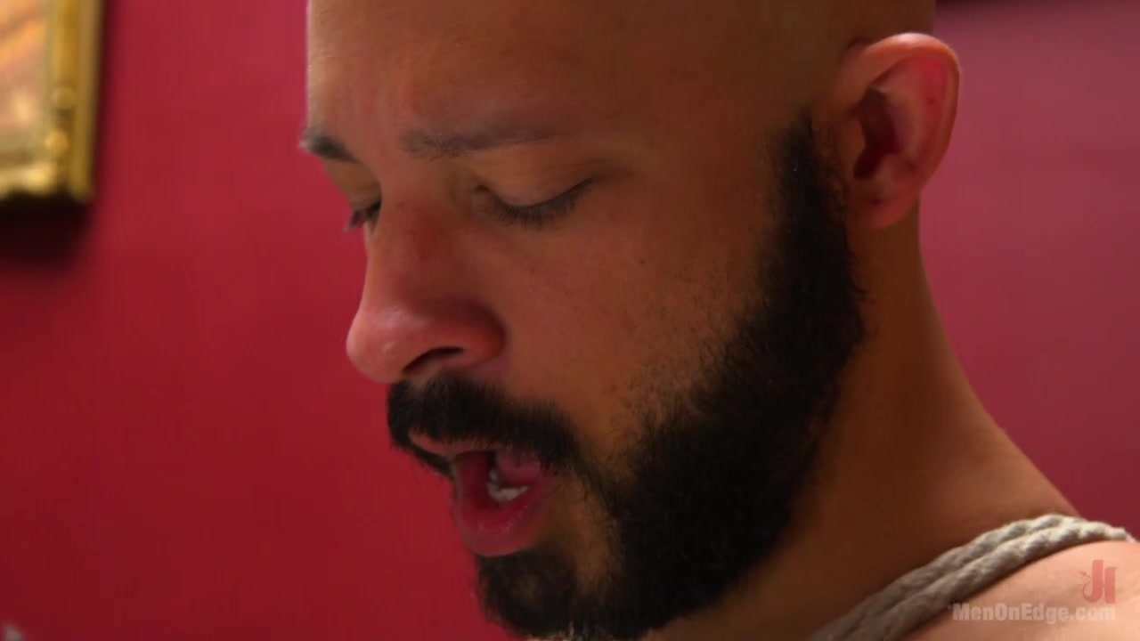 Dylan Strokes in 9 In Cock Edged In Mid-Air Has The Cum Drained From His Aching Balls - MenOnEdge
