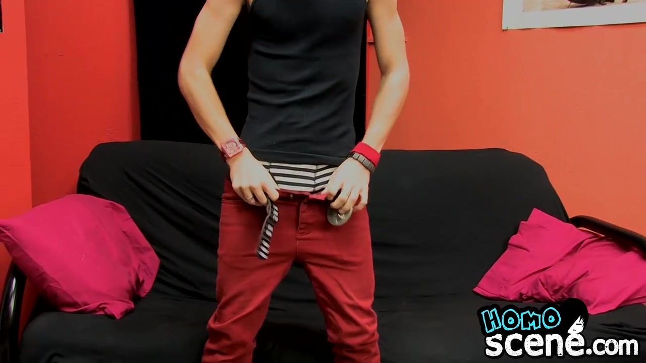 Andy Kay in Cute Emo Twink Andy Kay Wanks Out His Wad In His Room - HomoScene