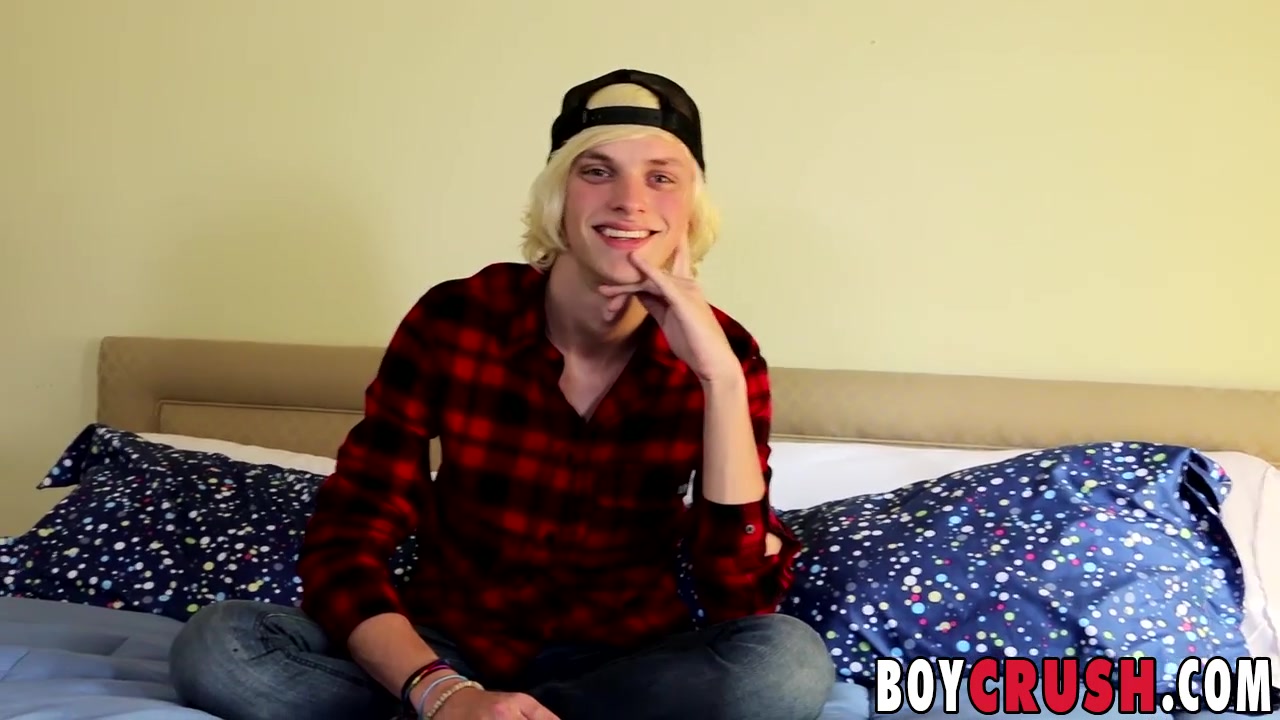 Kayden Alexander in Kayden Alexander grabs his big prick and jerks off solo - BoyCrush