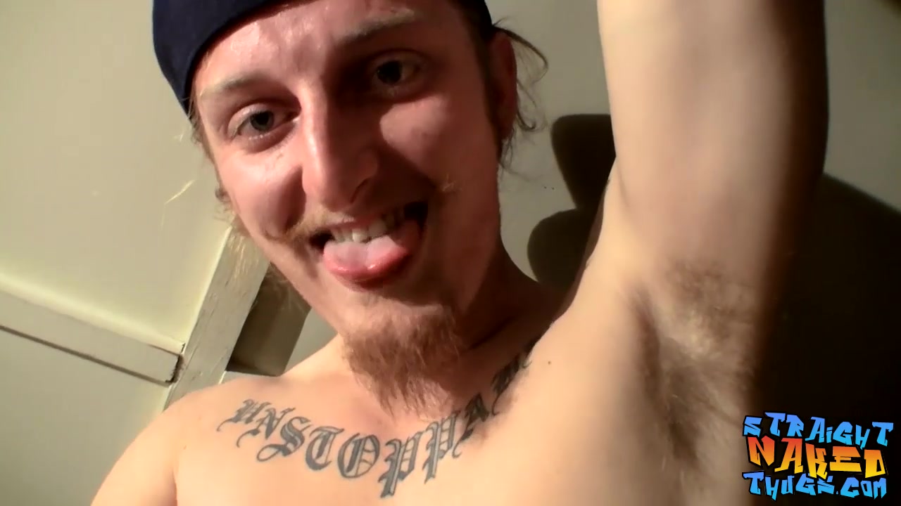 Kenneth Slayer in Skinny fruit Kenneth Slayer gets dirty with his cum - StraightNakedThugs