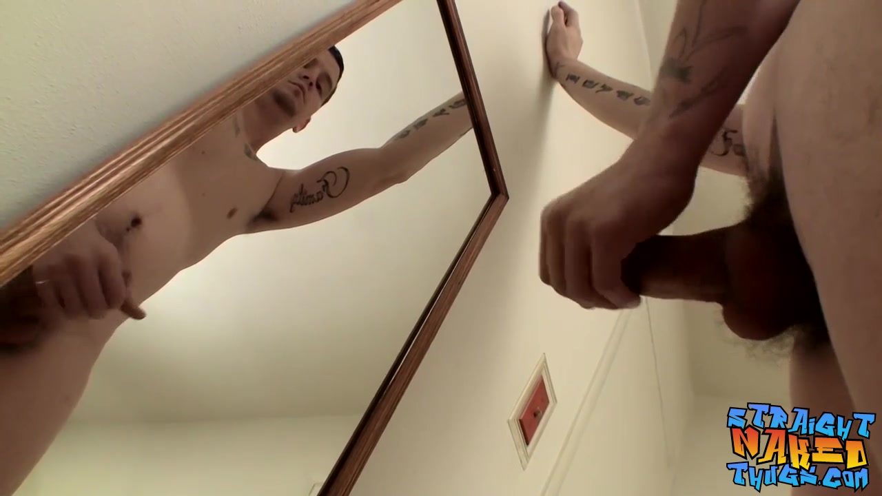 Lex Lane in Hung cock sucker Lex Lane masturbates his fat rod solo - StraightNakedThugs