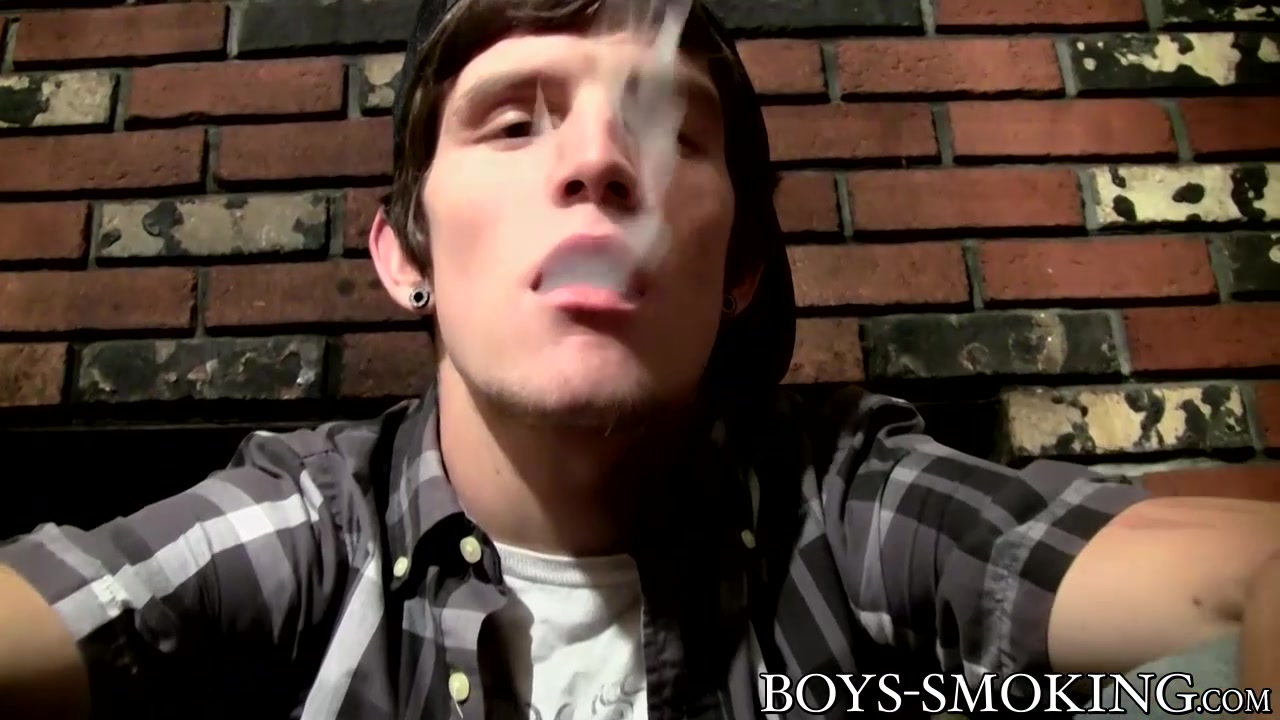Lex in Smoking bitch Lex jacks off his tool by the fireplace solo - BoysSmoking