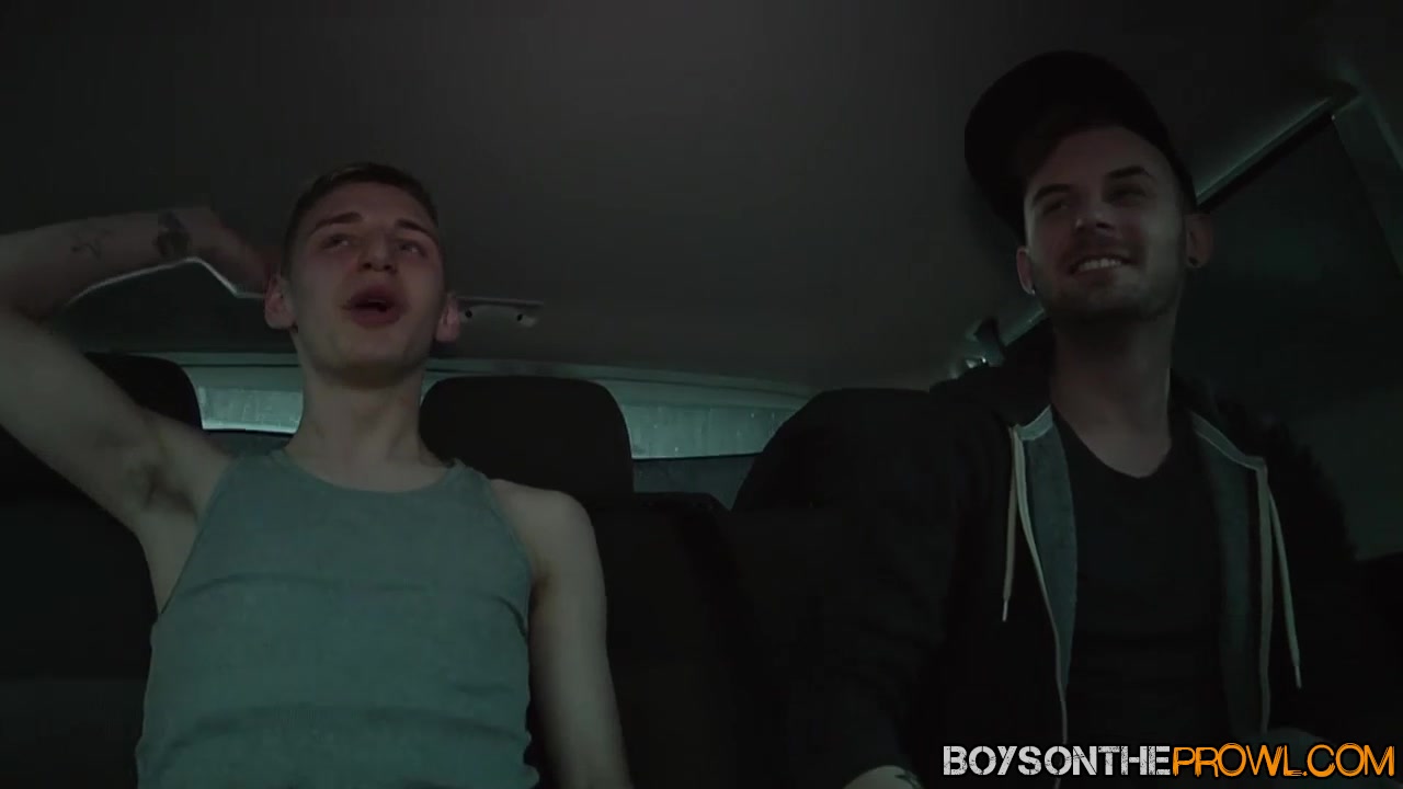 Adam Watson Kai Alexander Reece Bentley in Kai Alexander has hardcore threesome in the moving car - BoysOnTheProwl