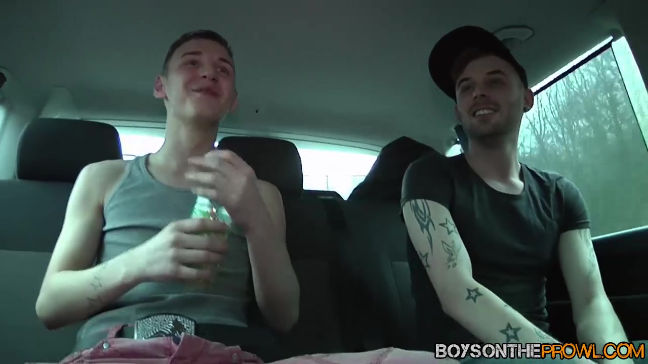 Adam Watson Kai Alexander Reece Bentley in Kai Alexander has hardcore threesome in the moving car - BoysOnTheProwl
