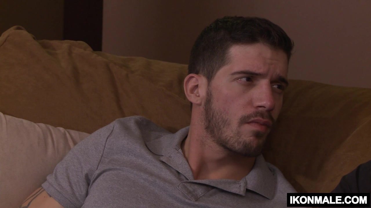 Horny stepdad makes out with his stepson