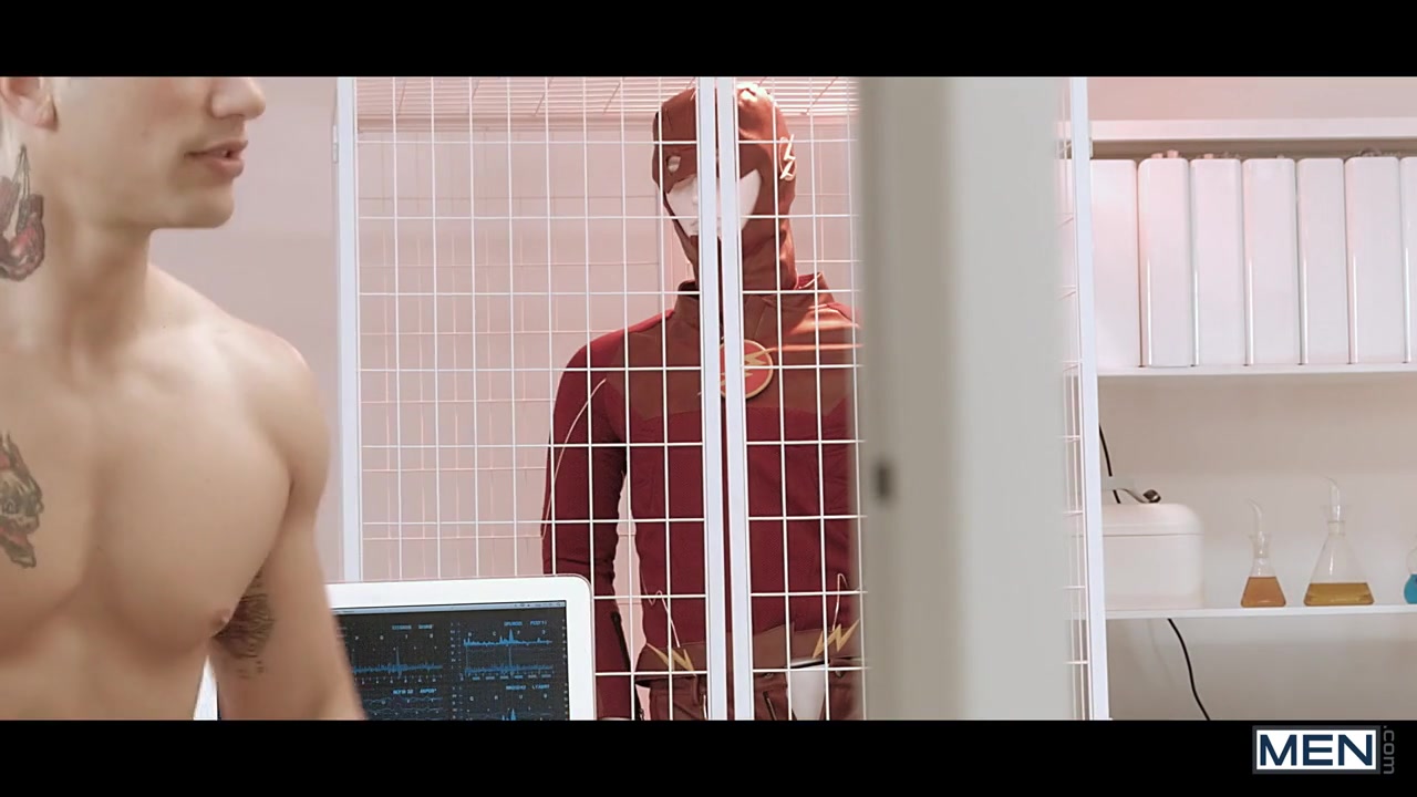 Johnny Rapid & Pierre Fitch in The Flash : A Gay XXX Parody 2 - SuperGayHero