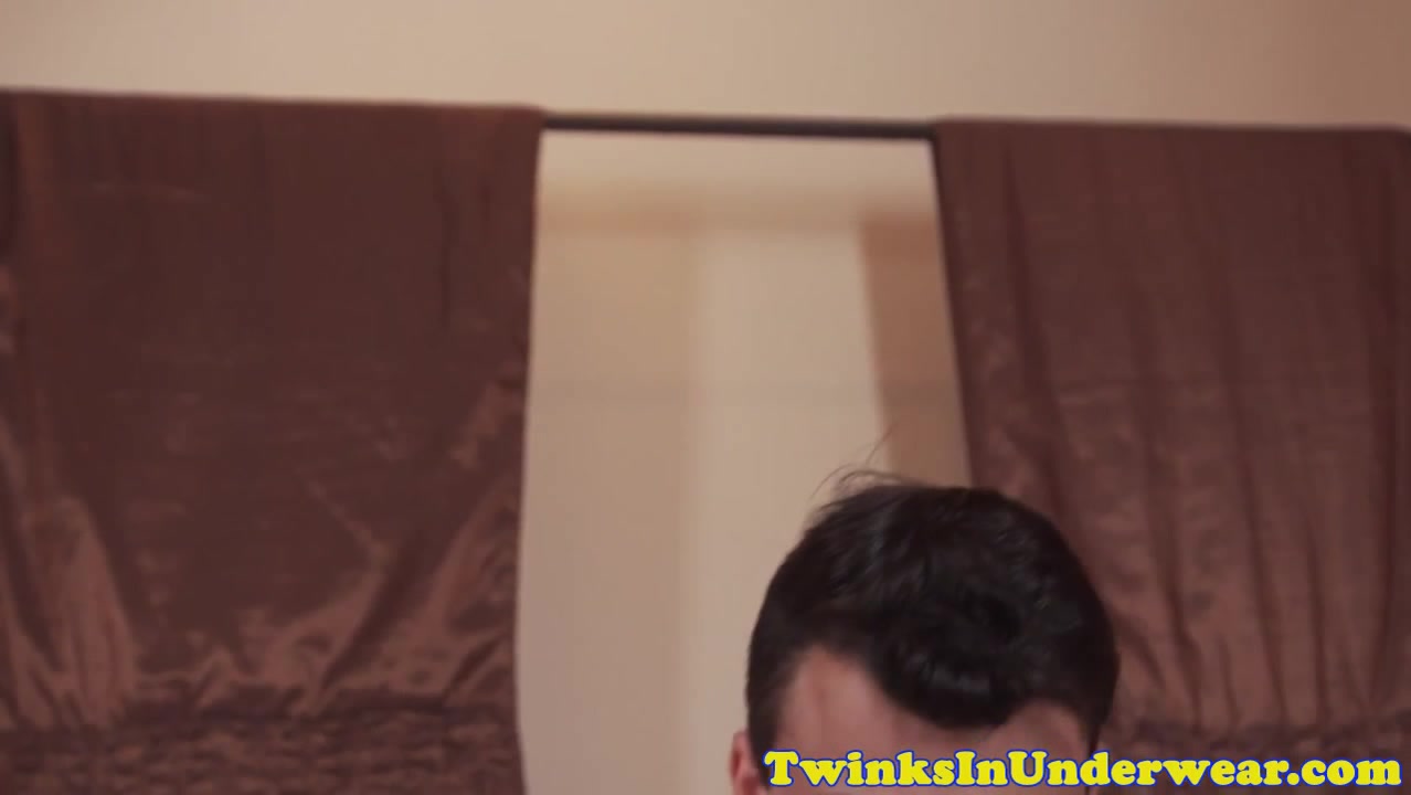 Inked twunk barebacked until cum on asshole