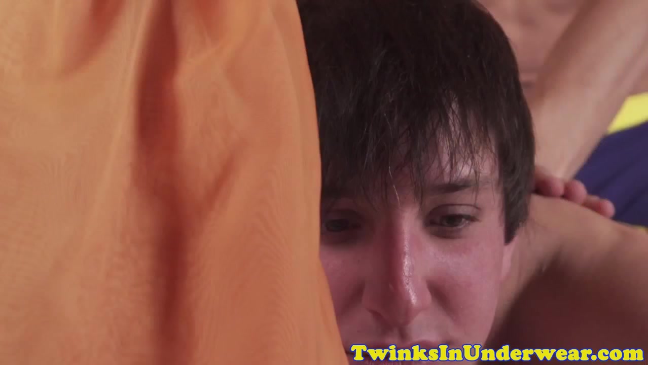 Twunk amateur jerking off until cum