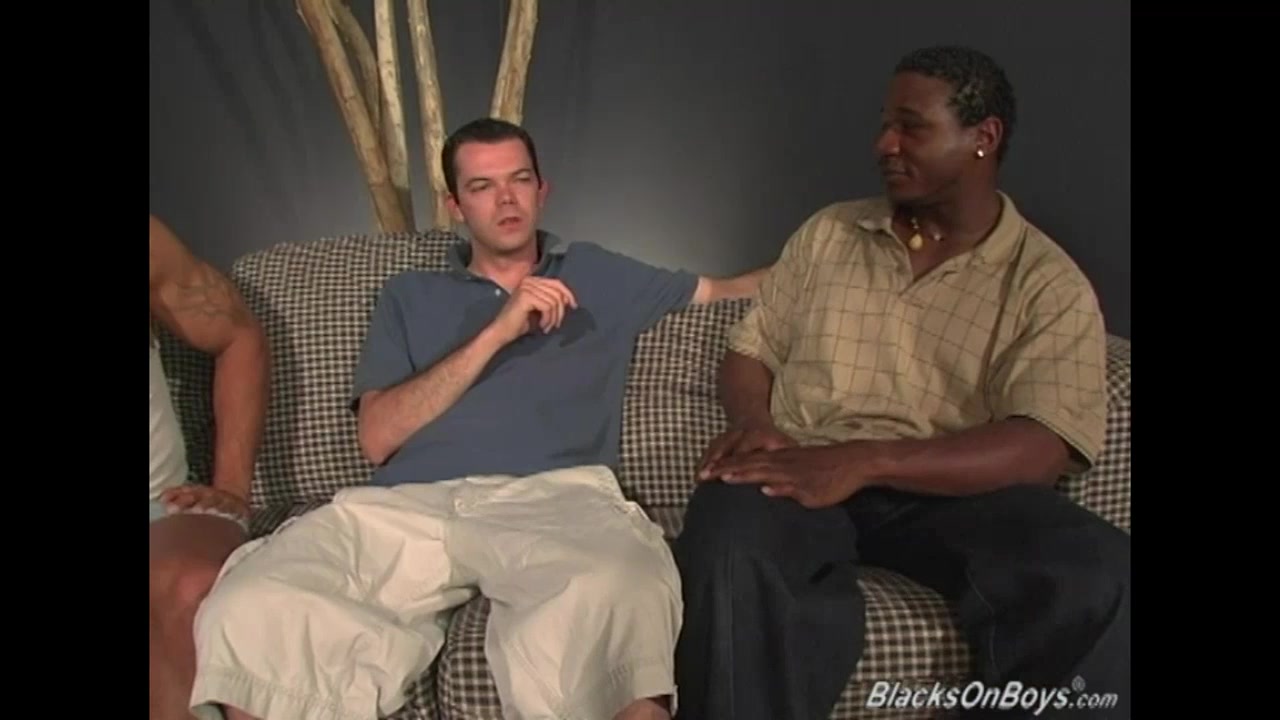 Lusty white guy gets gangbanged by blacks